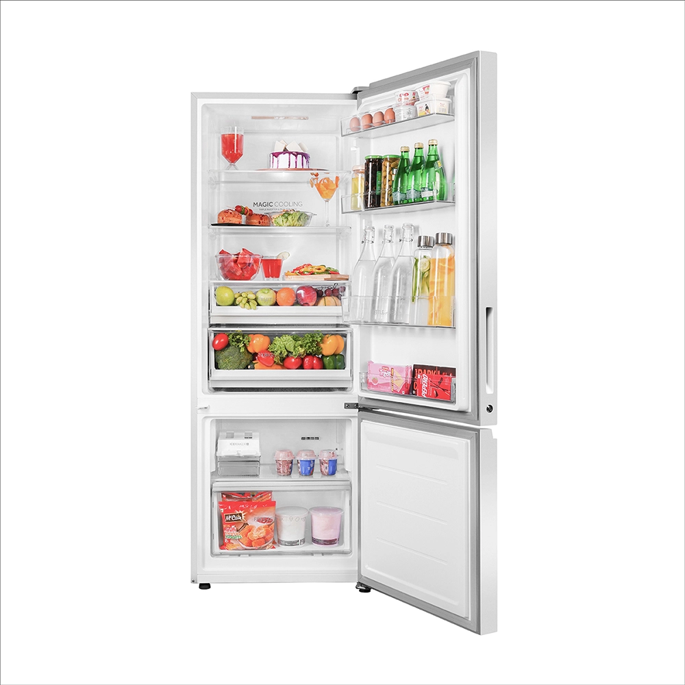 Haier 355L  2 Star  Mirror Glass Bottom Mount Refrigerator
